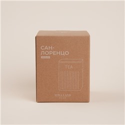Банка для сыпучих «Сан-Лоренцо», 10×13 см, с бамбуковой крышкой, сталь, розовая