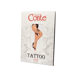 Колготки женские CONTE колготки TATTOO с рисунком Lion