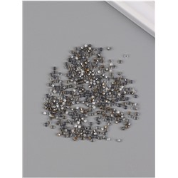 Бисер стекло 9/0 «Цилиндры. Серебро» двухцветный, не выцветает 450 г