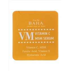 Cos De BAHA Сыворотка для лица с витамином С и MSM / Vitamin C MSM Serum Sample (VM), 1,5 мл 27894