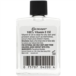 Cococare, 100% масло c витамином Е, 1 жидкая унция (30 мл)