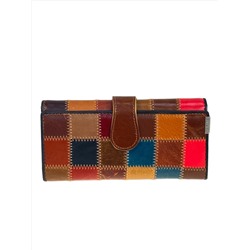Женское портмоне из натуральной кожи мультицвет