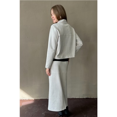 Жакет эко-замша  BASE101/01/Бежевый