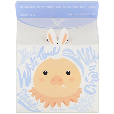 Elizavecca, Milky Piggy, осветляющий крем для лица, 100 г (3,53 унции)