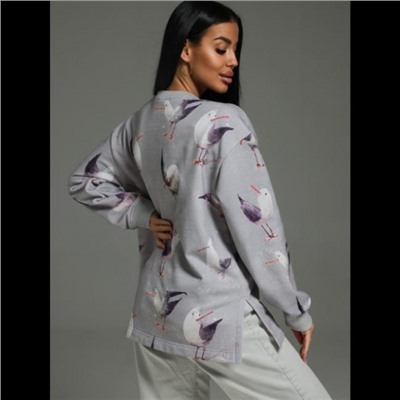 Свитшот женский Зара (Голубой)