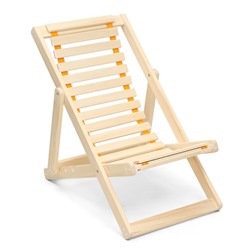 Шезлонг деревянный, складной, липа