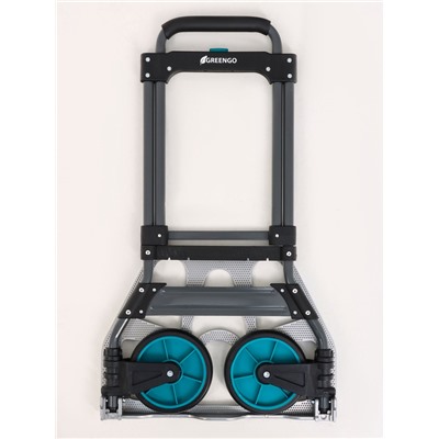 Тележка ручная хозяйственная, двухколёсная, нагрузка до 100 кг, складная, грузовая, Greengo