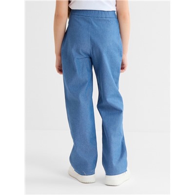 Джинсы для девочки MINAKU: Jeans collection, голубые, рост 116 см