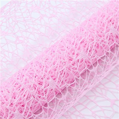 Сетка для цветов «Крошет», розовый, 0.5×4.5 м