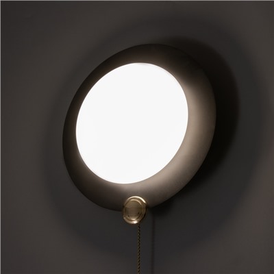 Бра «Планета» LED 3000К-6000К черный 23.5×23.5×12 см