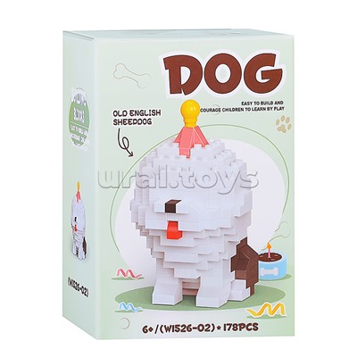 Конструктор "Собака" (178 дет.) в коробке