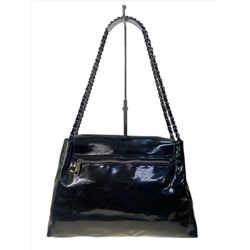 Женская сумка из натуральной кожи, цвет черный