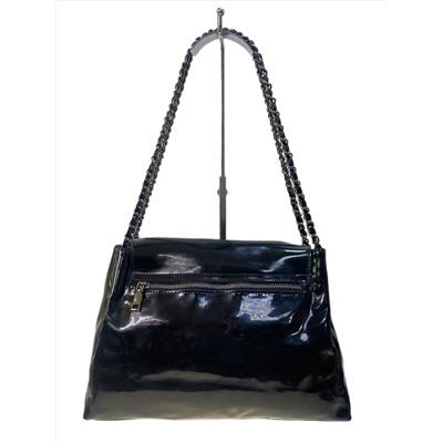 Женская сумка из натуральной кожи, цвет черный