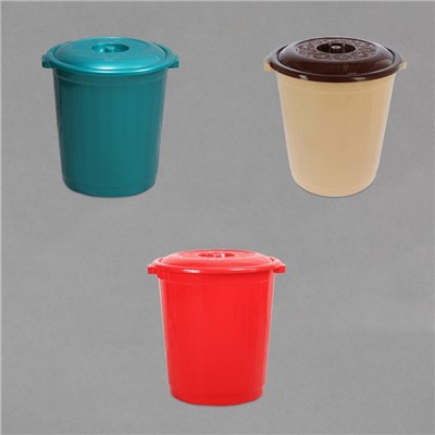 Бак пищевой, 50 л, с крышкой, цвет МИКС