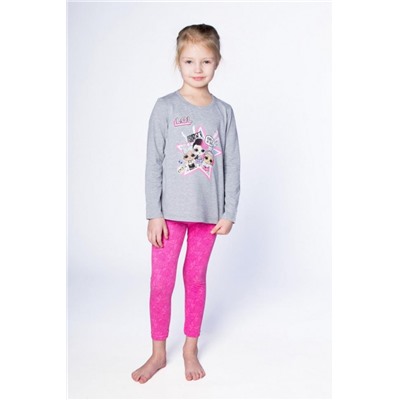 Футболка 22703 детская LOL Surprise (Серый меланж)