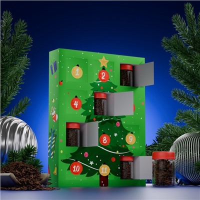 Адвент- календарь с чаем «С новым годом !», 215 г