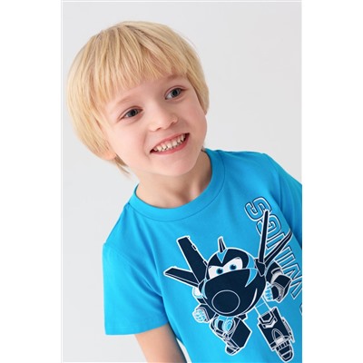 Комплект трикотажный для мальчиков: фуфайка (футболка), шорты PLAYTODAY, 1239656