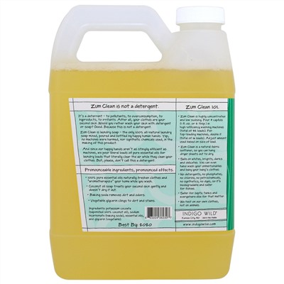 Indigo Wild, Zum Clean, ароматерапевтическое хозяйственное мыло, с морской солью, 0,94 л (32 жидких унции)