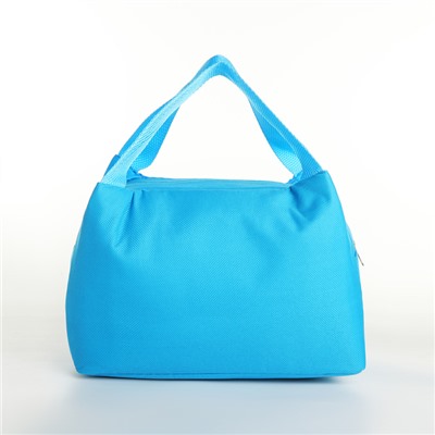 Термосумка «Мишка», на молнии, 5.6 л, голубая