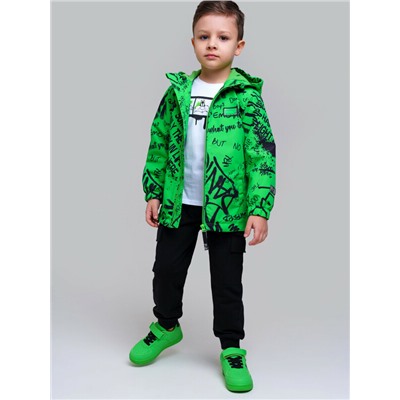 Куртка текстильная с полиуретановым покрытием для мальчиков (ветровка)