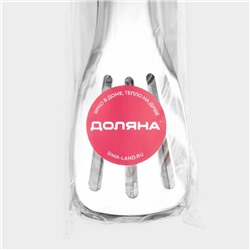 Щипцы кухонные Доляна «Лопатка», h=33.5 см, нержавеющая сталь, 304 марка стали, серебристые