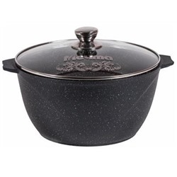 Кастрюля 6л АП Гранит black арт.46802
