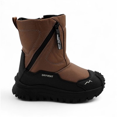 Сапоги мембранные на меху 1341-1Т коричневые