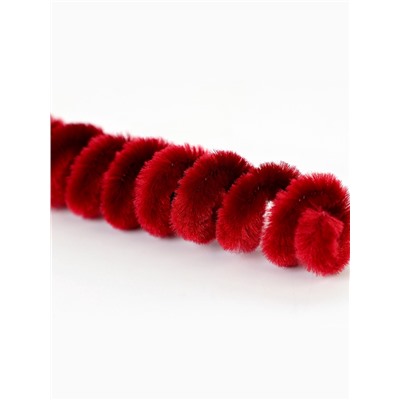 Синельная проволока, набор 100 шт, размер 1 шт 30х0,8 см, цвет бордовый