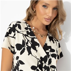 Блуза с декоративной драпировкой, Откройся желаниям (шикарная)