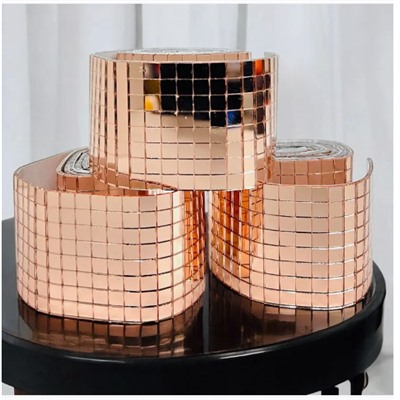 Самоклеящаяся мозаичная плитка, диско-плитка 5x5 мм, квадратная зеркальная мозаичная плитка для украшения  интерьера