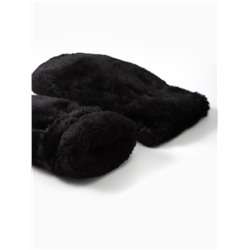 Варежки женские MINAKU, чёрные, размер 26×12 см