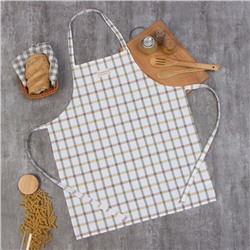 Фартук кухонный «Этель» Harmony 60×70 см, 100% хлопок, рогожка 186 г/м²