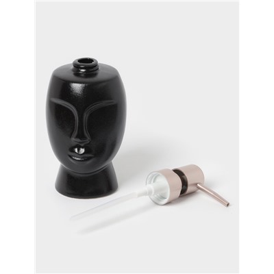 Аксессуары для ванной SAVANNA «Вуду», 3 предмета, мыльница, дозатор для мыла, стакан, чёрные