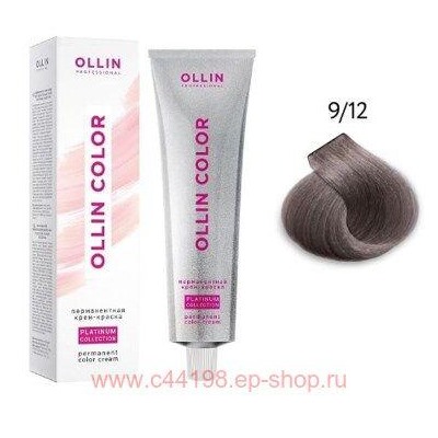 OLLIN COLOR Platinum Collection 9/12 100 мл Перманентная крем-краска для волос