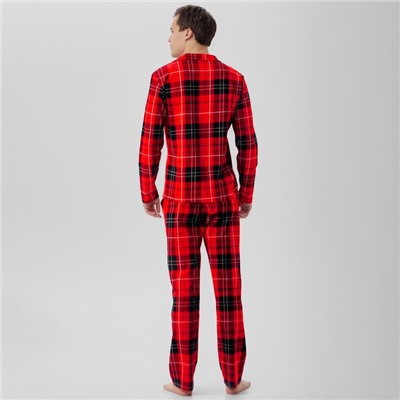 Пижама мужская KAFTAN Christmas, размер 52