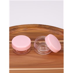 Набор для хранения, в футляре, 9 предметов, прозрачный, розовый