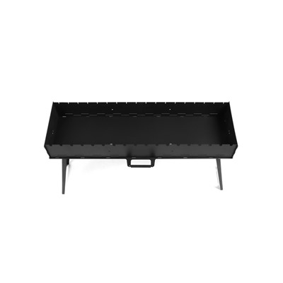 Мангал с ножками FIREGRILL, 114.7×37.5×72.3 см, 2 мм, длина жаровни 105 см