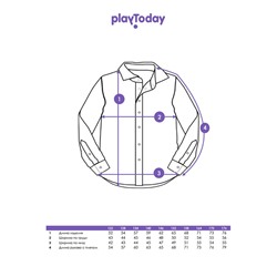 Рубашка текстильная для мальчиков (oversize fit)
