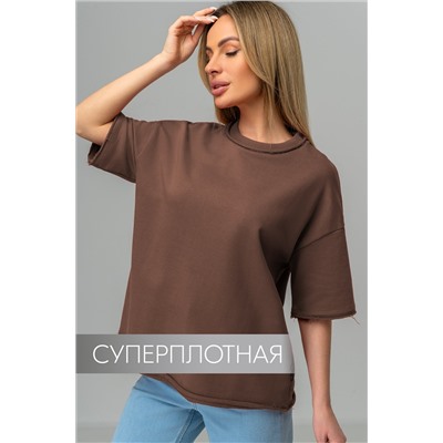 Женская футболка из футера Happyfox