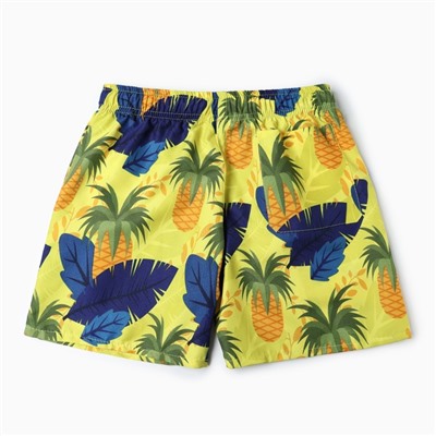 Купальные трусы детские MINAKU «Ананасы», рост 110-116 см
