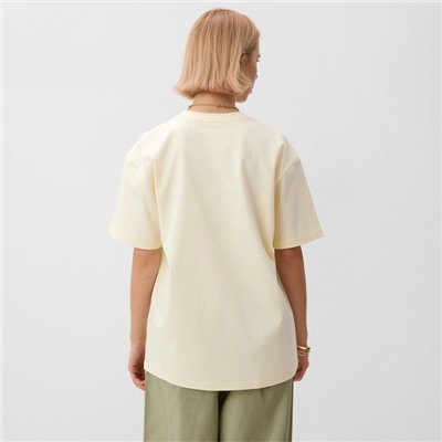 Футболка женская MINAKU, цвет молочный, размер 42-44