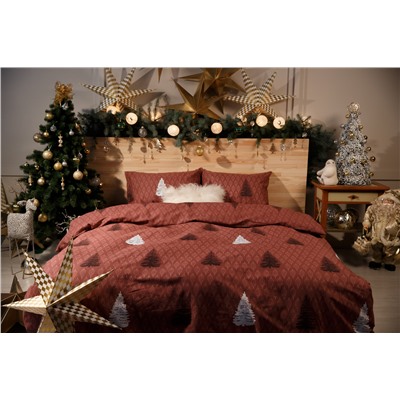 КПБ Елки бязь сем.