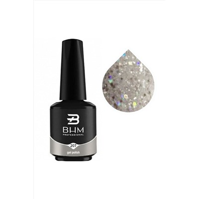 BHM Professional Гель-лак для ногтей Holiday lights, 207, 7 мл KRISTALLER, 1109470