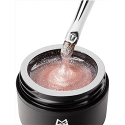 MANITA Гель моделирующий для ногтей с хлопьями юки / Builder Gel Moonlight №02, 15 мл 28225