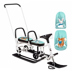 Игрушка Снегокат детский 507 "TWINS BABY Wheel" для двоих (Лисёнок Flash)