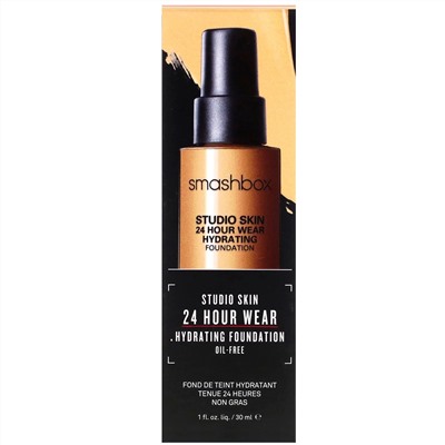 Smashbox, Studio Skin 24 Hour Wear Hydrating Foundation, 2.3 Light Medium with Warm Undertone, 1 fl oz (30 ml)