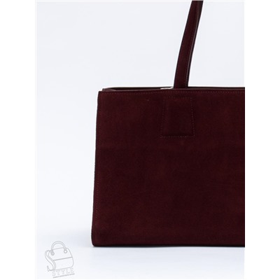 Сумка женская кожаная 1008MF wine red Polina&Eiterou
