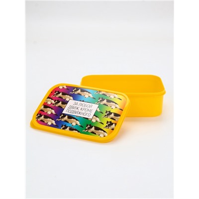 Ланч - бокс прямоугольный «За любой движ, кроме подвижного», 1200 мл