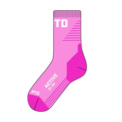 Термоноски трикотажные для девочек (низкие махровые)