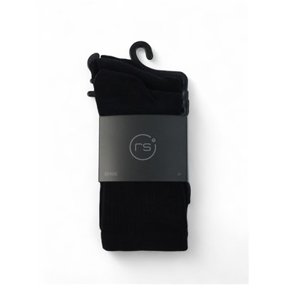 Носки мужские спортивные хлопковые 3 пары Resport, размер 46-47, чёрные